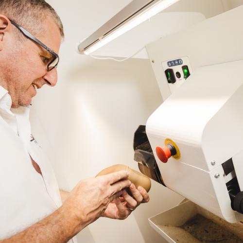 Façonnage de la semelle.